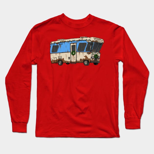 Christmas Vacation RV Long Sleeve T-Shirt by mcillustrator